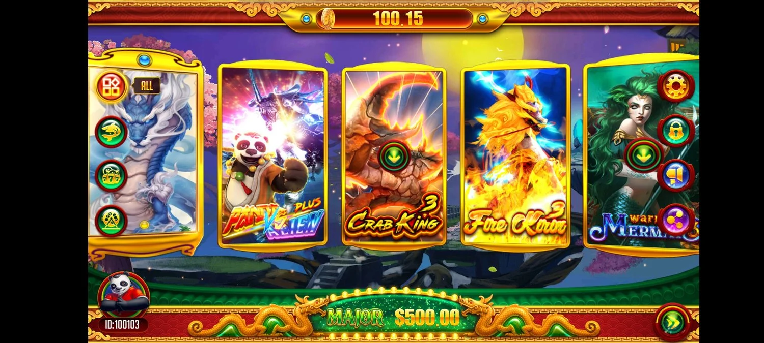 River Monster Game Screen Menu